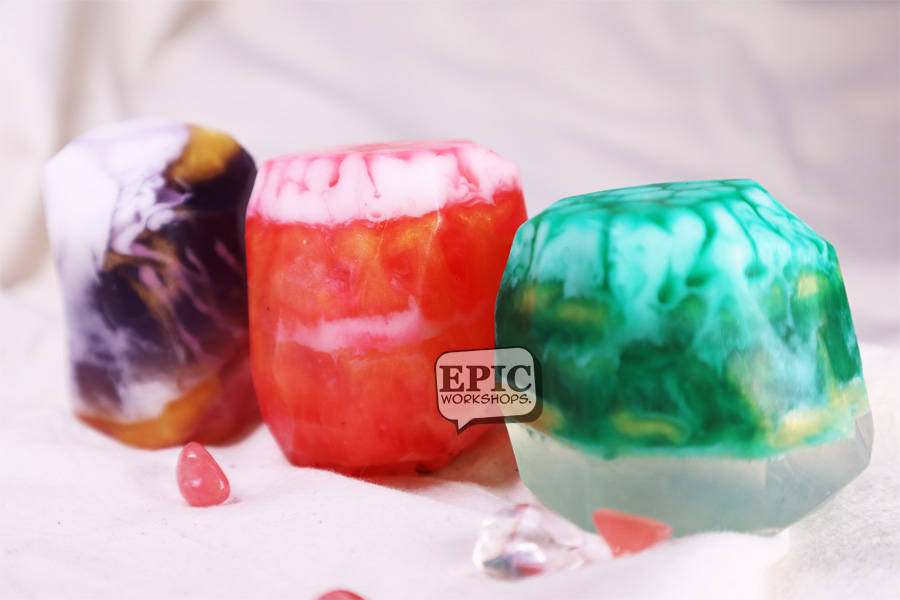 Gemstone Soap Making